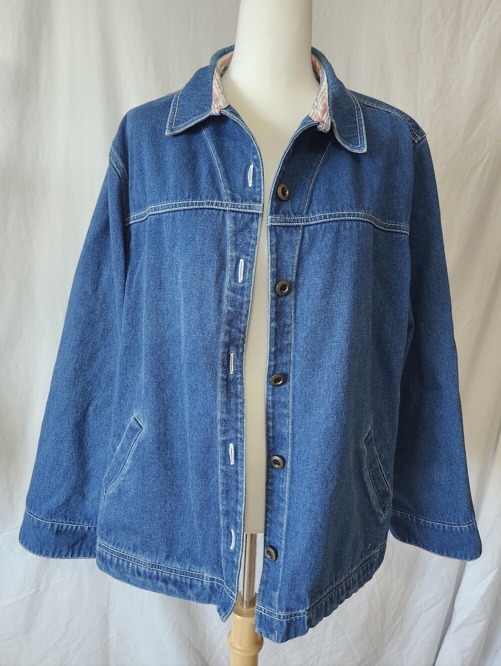 Alia Classic Blue Denim Jacket - Women's Casual Coat